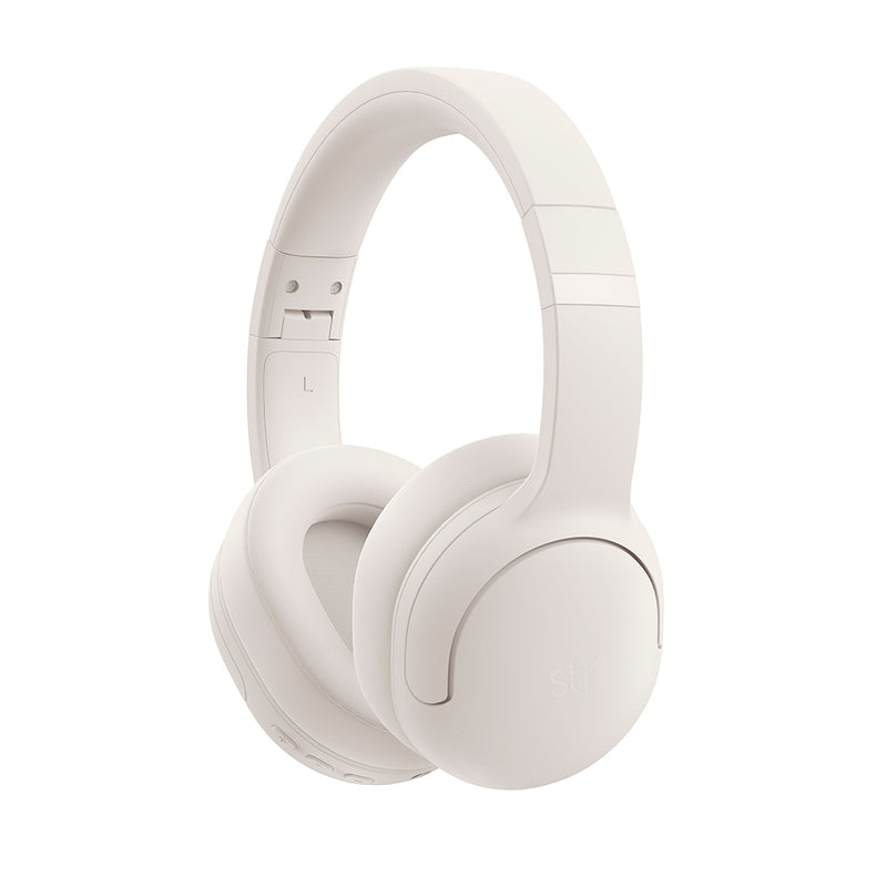 Audífonos inalámbricos On ear | STF Icon | Micrófono 25 hrs uso Blanco