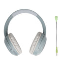 Audífono Inalámbrico On ear STF VIVA: 3 hrs uso Micrófono removible, Gris