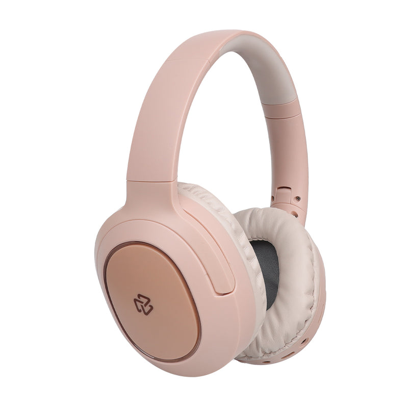 Audífono Inalámbrico On ear | STF VIVA | 3 hrs uso Micrófono removible rosa