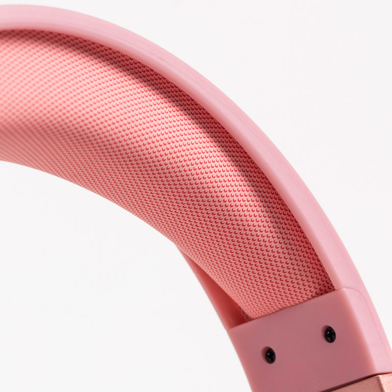 Audífonos inalámbricos On ear | STF Aurum | 10 hrs uso función dual rosa