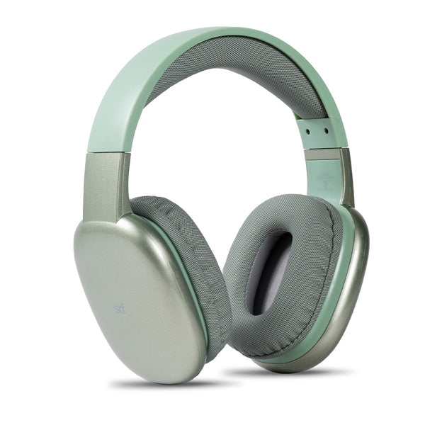 Audífonos Inalámbricos On-ear | STF Aurum | Función dual, MicroSD Verde