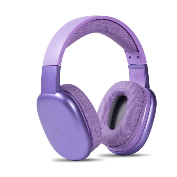 Audífonos Inalámbricos On-ear | STF Aurum | Función dual, MicroSD Morado