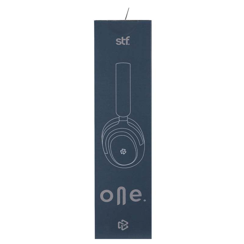 Audífonos On Ear STF One: 14h batería, inalámbricos, micrófono, Gris