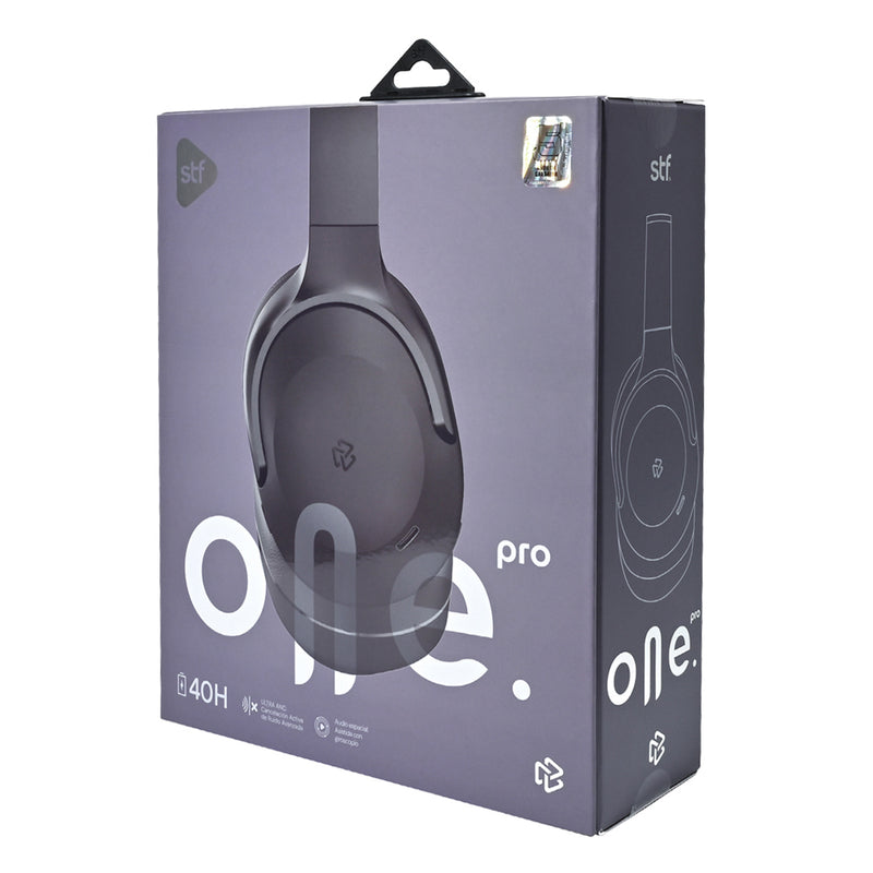 Audífonos inalámbricos On ear | STF One Pro ANC | 40 hrs uso Audio espacial