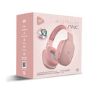 Audífonos inalámbricos On ear STF Aurum ANC: 8 hrs, uso función dual, Rosa