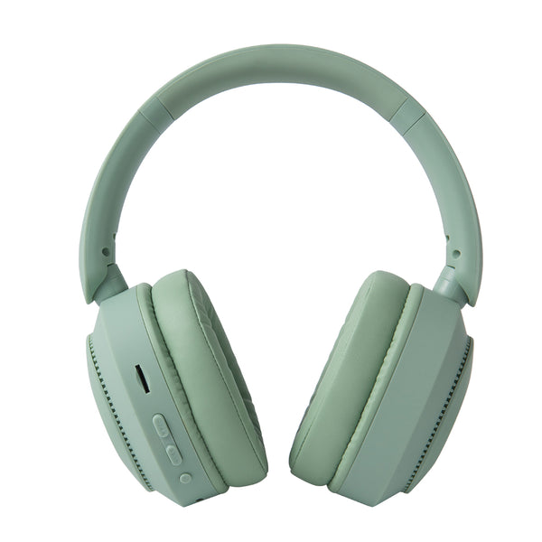 Audífonos inalámbricos On ear | STF Dune | 8 hrs uso función dual verde