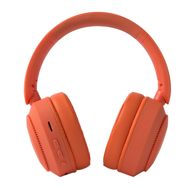Audífonos inalámbricos On ear | STF Dune | 8 hrs uso función dual naranja