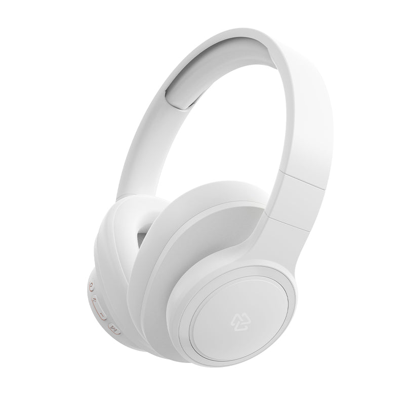 Audífonos inalámbricos On ear | STF Kun | 7hrs uso función dual blanco