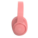 Audífonos inalámbricos On ear STF Kun: 7hrs uso, función dual, Rosa