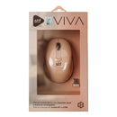 Mouse inalámbrico óptico | STF VIVA | Batería recargable 1600 DPI rosa