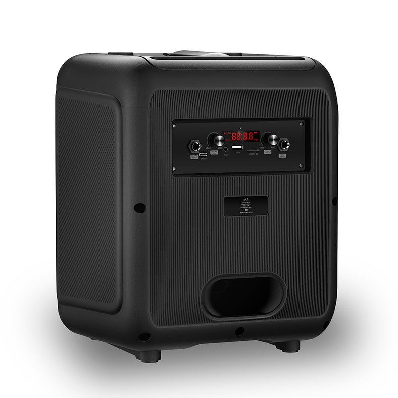 Bocina Inalámbrica portátil | STF Power Block | 8" pulgadas 2hrs uso 30W función TWS
