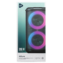 Bocina Inalámbrica Portátil STF Allure: 5"x2 pulgadas, Luz LED RGB, Negro