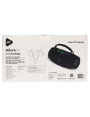 Bocina inalámbrica STF Allure Stand con LED Rainbow 15W RMS, TWS y radio FM
