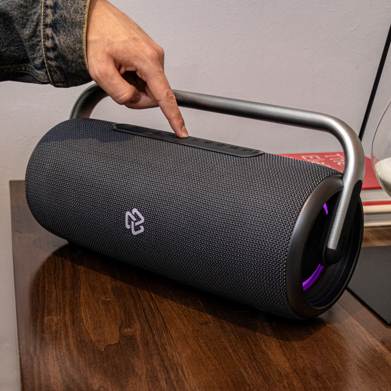Bocina Inalámbrica portátil | STF Boost Power Max | 6hrs uso 110W TWS IPX6 + carga dispositivos