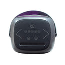 Bocina Inalámbrica TWS STF G Track Ultra Tower Portátil: 5"x2 con luz LED RGB, Gris