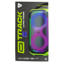 Bocina Inalámbrica TWS STF G Track Ultra Tower Portátil: 5"x2 con luz LED RGB, Amarillo