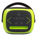 Bocina Inalámbrica TWS STF G Track Ultra Tower Portátil: 5"x2 con luz LED RGB, Amarillo