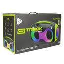 Bocina Inalámbrica portátil G Track Ultra Sound: 5"x2 con luz LED RGB