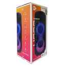 Bocina Inalámbrica TWS STF Hoss Tower: hasta 5 hrs, 4"x2 con luz LED RGB