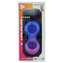 Bocina Inalámbrica TWS STF Hoss Tower: hasta 5 hrs, 4"x2 con luz LED RGB