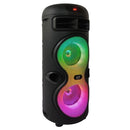 Bocina Inalámbrica TWS STF Hoss Tower: hasta 5 hrs, 4"x2 con luz LED RGB