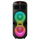 Bocina Inalámbrica TWS STF Hoss Tower: hasta 5 hrs, 4"x2 con luz LED RGB