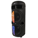 Bocina Inalámbrica TWS STF Hoss Tower: hasta 5 hrs, 4"x2 con luz LED RGB