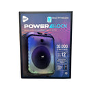 Bocina Inalámbrica portátil STF Power Block: 12" pulgadas, 4hrs uso, 40W, función TWS