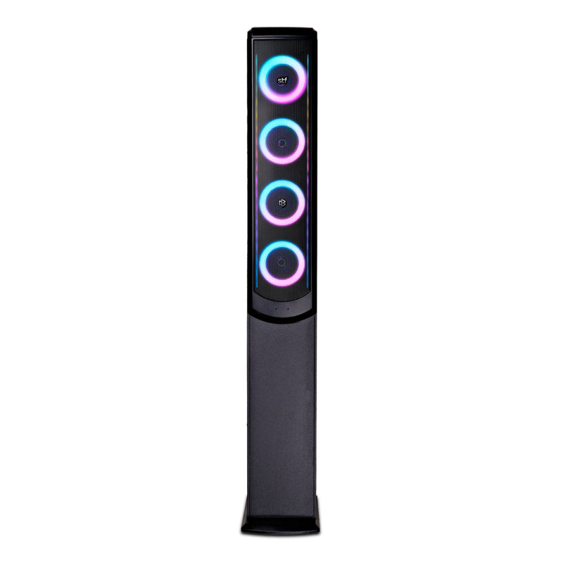 Torre de Sonido Inalámbrica Home audio STF: 50W con Woofer 5” y Luz LED RGB