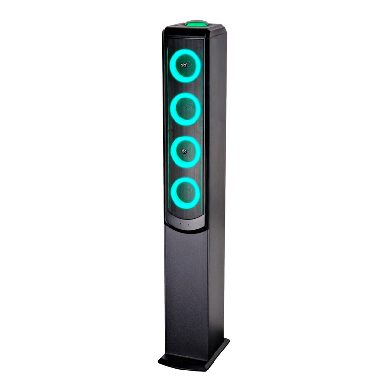 Torre de Sonido Inalámbrica Home audio STF: 50W con Woofer 5” y Luz LED RGB