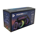 Bocina Portatil Power Block: 6.5x2 STF 60W Karaoke 6hrs uso Función Tws