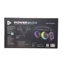 Bocina Portatil Power Block: 6.5x2 STF 60W Karaoke 6hrs uso Función Tws