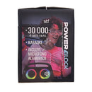 Bocina Portatil Power Block: 6.5x2 STF 60W Karaoke 6hrs uso Función Tws