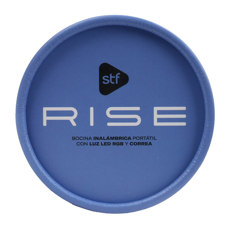 Bocina Inalámbrica portátil | STF Rise | 2 x 2" pulgadas 5hrs uso 10W protección IPX3 Azul