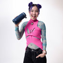 Bocina Inalámbrica portátil STF Rise: 2 x 2" pulgadas, 5hrs uso, 10W, protección IPX3, Azul