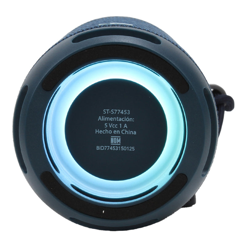 Bocina Inalámbrica portátil | STF Rise | 2 x 2" pulgadas 5hrs uso 10W protección IPX3 Azul