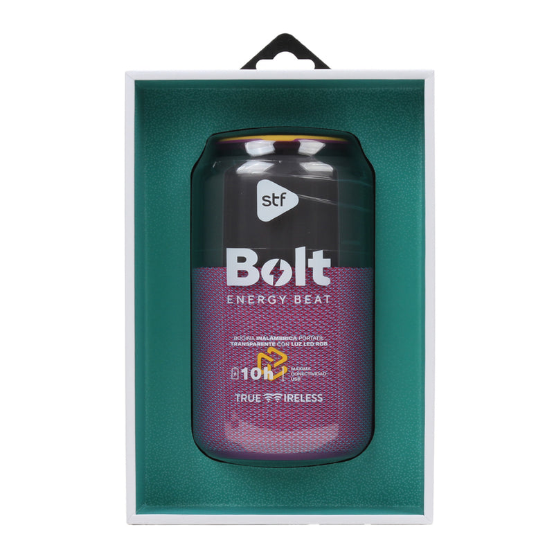 Bocina Inalámbrica portátil | STF Bolt | 10hrs uso 5W protección IPX3 Morado