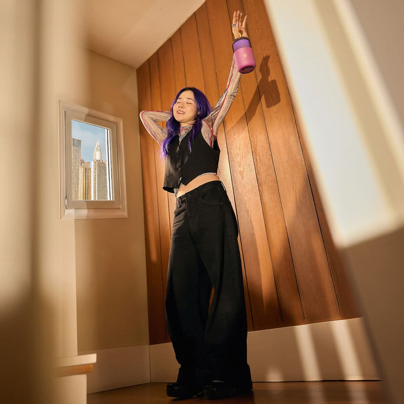 Bocina Inalámbrica portátil | STF Bolt | 10hrs uso 5W protección IPX3 Morado