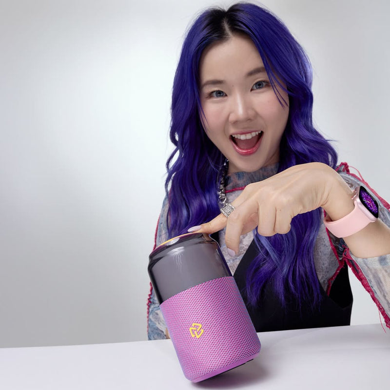 Bocina Inalámbrica portátil | STF Bolt | 10hrs uso 5W protección IPX3 Morado
