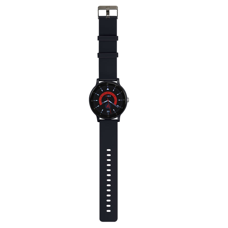 Smartwatch Kronos Insignia Round TFT 1.39", Llamadas, IP65 Negro