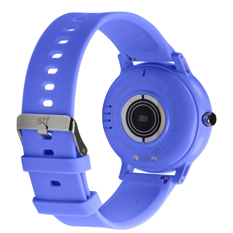 Smartwatch Kronos Insignia Round TFT 1.39", Llamadas, IP65 Lila