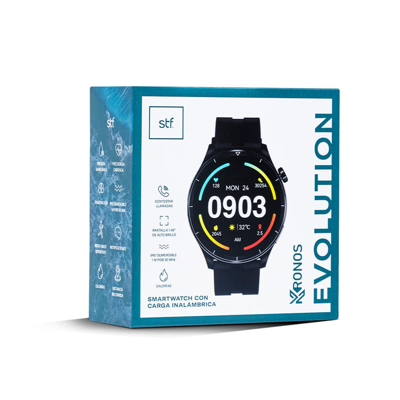 Smartwatch reloj inteligente | STF Kronos Evolution | Contesta llamadas IP67