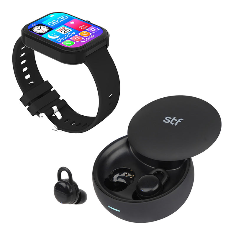 Smartwatch + Audífonos inalámbricos Kronos TWS pack