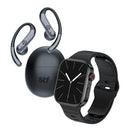 Kronos Tune Pack STF: Smartwatch 2" + Audífonos OWS Inalámbricos, Negro