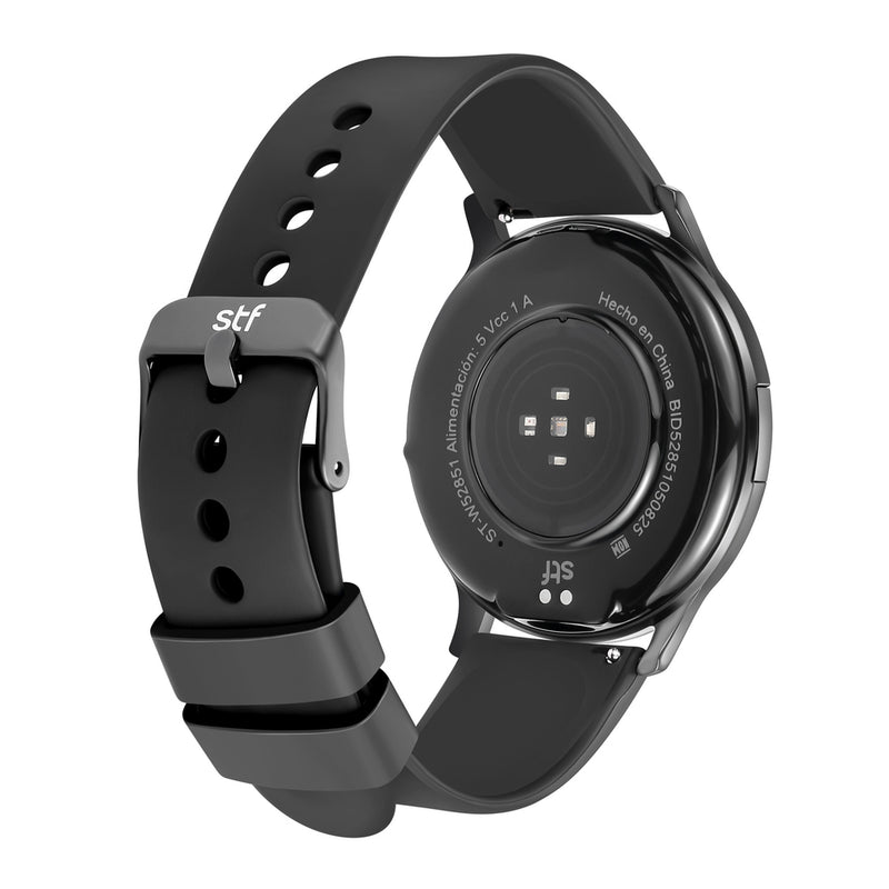 Smartwatch reloj inteligente STF Kronos Slender: Pantalla AMOLED 1.3", resistencia IP67