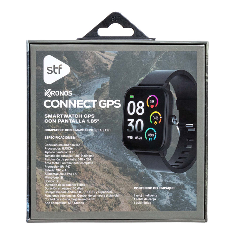Smartwatch reloj inteligente | STF Kronos Connect | Pantalla TFT Protección IP67 GPS