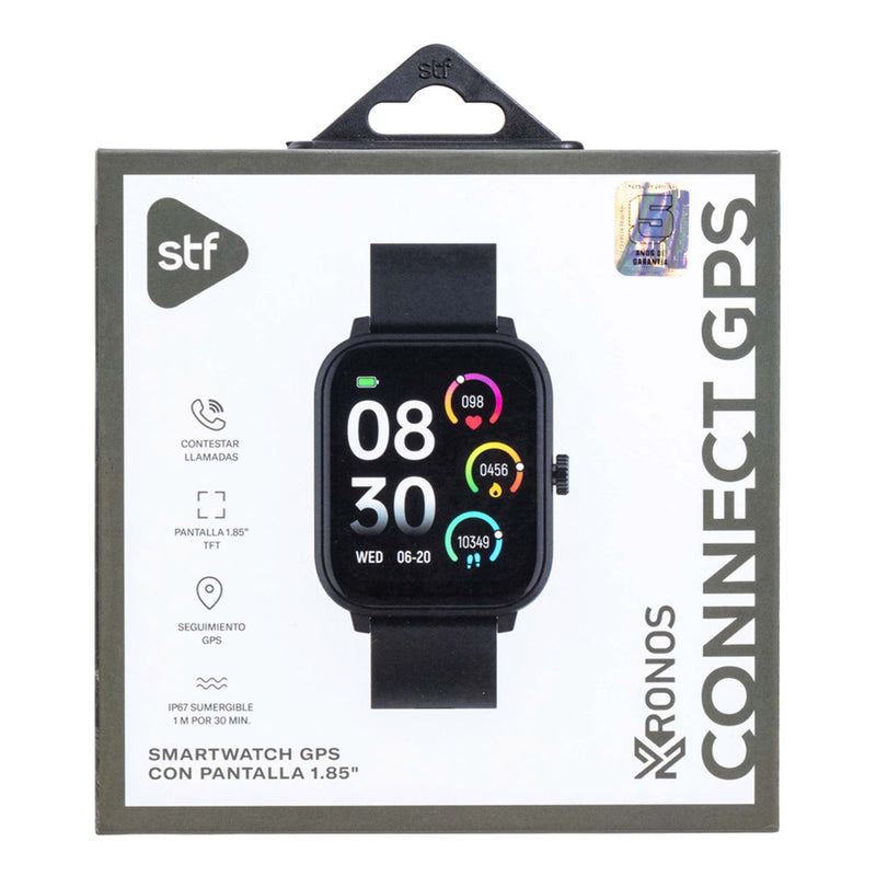 Smartwatch reloj inteligente | STF Kronos Connect | Pantalla TFT Protección IP67 GPS
