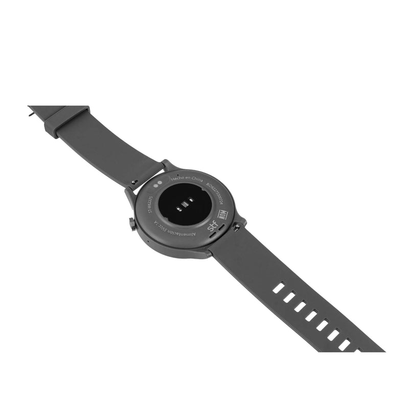 Smartwatch reloj inteligente | STF Kronos Sound Pack | Pantalla 1.38" + Audífonos True Wireless Grafito