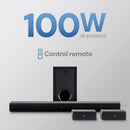 Barra de Sonido Home Audio 5.1 con Subwoofer alámbrico: Sonido Envolvente para tu Hogar