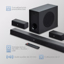 Barra de Sonido Home Audio 5.1 con Subwoofer alámbrico: Sonido Envolvente para tu Hogar